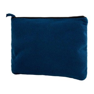 EgotierPro 52018 - Polyester Towel Texture Beauty Case CAICOS Blue