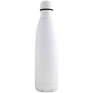 EgotierPro 52021 - 750ml Double Wall Insulated Bottle White