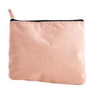 EgotierPro 52018 - Polyester Towel Texture Beauty Case CAICOS Pink