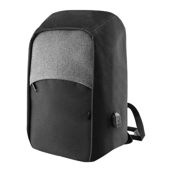 EgotierPro 52072 - Anti-Theft Backpack with USB & Laptop Pocket TACKLE