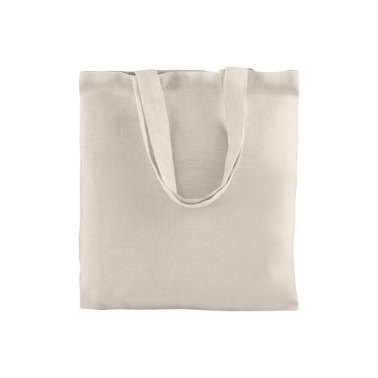 EgotierPro 52500 - 100% Cotton Bag with 30cm Handles AXEL