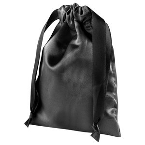 EgotierPro 52577 - Satin Presentation Bag GAVARNIE Black