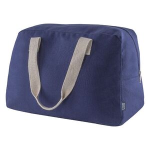 EgotierPro 53042 - Recycled Canvas Bag with Grab Handles ESCAPE Blue