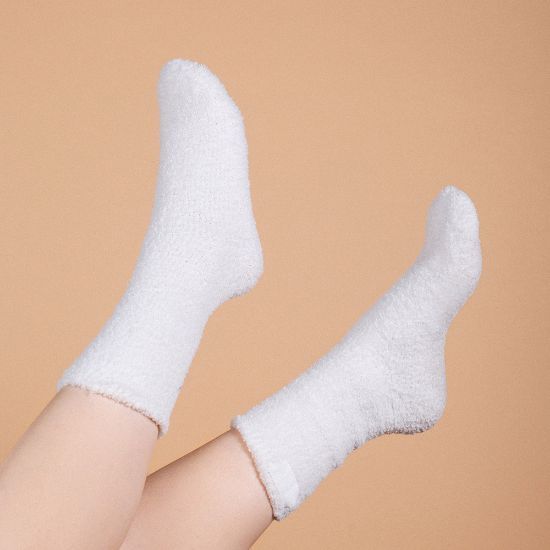 EgotierPro 53512 - Customizable Soft Fluffy Socks SOKKER