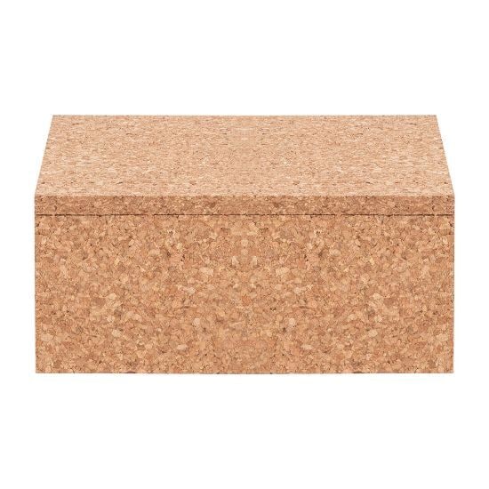 EgotierPro 53545 - Cork Storage Box with Cap, Small GORI