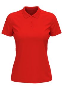 Stedman STE9160 - Polo Lux SS for her Scarlet Red