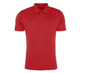 JUST COOL JC021 - Unisex breathable polo shirt Fire Red