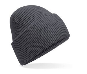 BEECHFIELD BF385R - CLASSIC ENGINEERED DEEP CUFFED BEANIE Graphite Grey