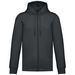 Kariban K4042 - Unisex full zip hoodie Dark Grey