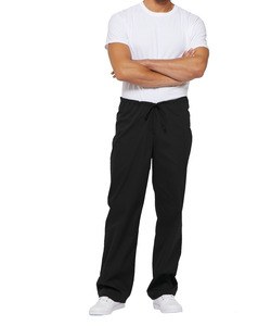 Dickies Medical DKE83006 - Unisex drawstring trousers with standard waistband Black
