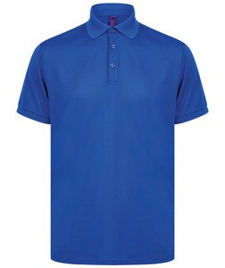 Henbury H465 - Men's recycled polyester polo shirt Royal
