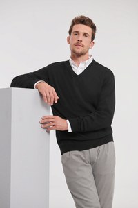 Russell Collection RU710M - V-Neck Knitted Pullover