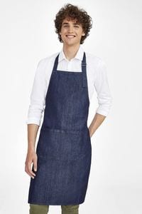 SOLS 02104 - GRANT Denim Bib Apron With Pocket