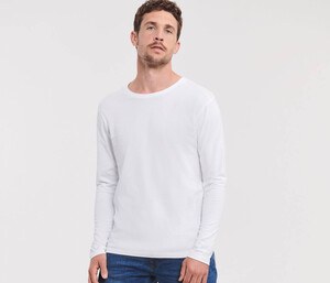 RUSSELL RU100M - Mens Organic Long Sleeve T-Shirt