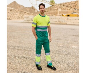 VELILLA V5506 - High visibility two-tone technical T-shirt