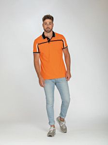 Lemon & Soda LEM3595C - Mens Tipping SS Polo Shirt