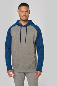 Proact PA369 - Adult two-tone hooded sweatshirt