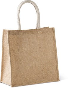 Kimood KI0274 - Jute canvas tote bag - large model