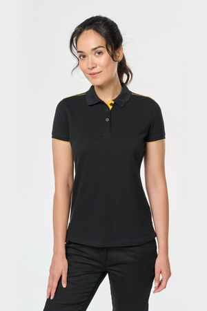 WK. Designed To Work WK271 - Ladies short-sleeved contrasting DayToDay polo shirt