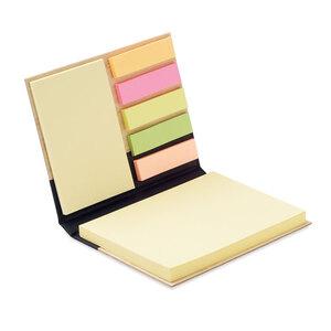 GiftRetail MO6529 - VISIONBAM Bamboo sticky note memo pad