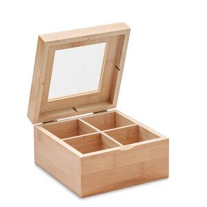 GiftRetail MO9950 - CAMPO TEA Bamboo tea box