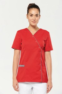 WK. Designed To Work WK506 - Ladies’ polycotton smock with press studs