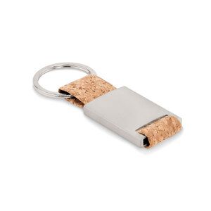 GiftRetail MO6733 - TECH CORK Key ring with cork webbing