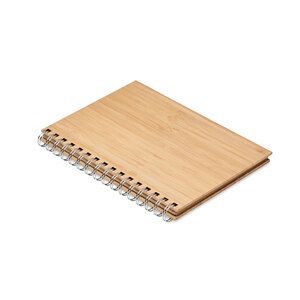 GiftRetail MO6790 - BRAM A5 ring bound Bamboo notebook