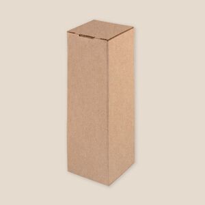 EgotierPro 52088 - Self-Assembling Cardboard Bottle Box BOTTLE