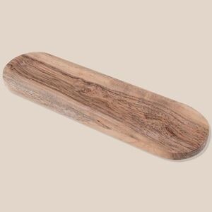 EgotierPro 52553 - Acacia Wood Long Serving Tray FARID